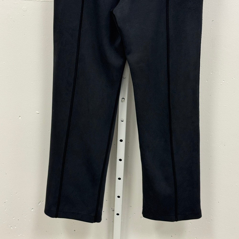 Lululemon Softstreme High-Rise‎ Pant Regular Sz 6 Black Charcoal Wide Leg - Picture 7 of 16